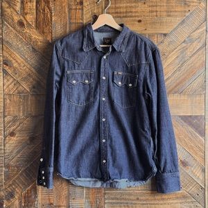 Lee 101 Denim Western Pearl Snap Shirt